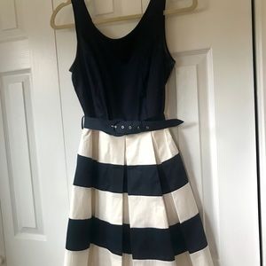 Banana Republic Factory Petite Fit & Flare Dress